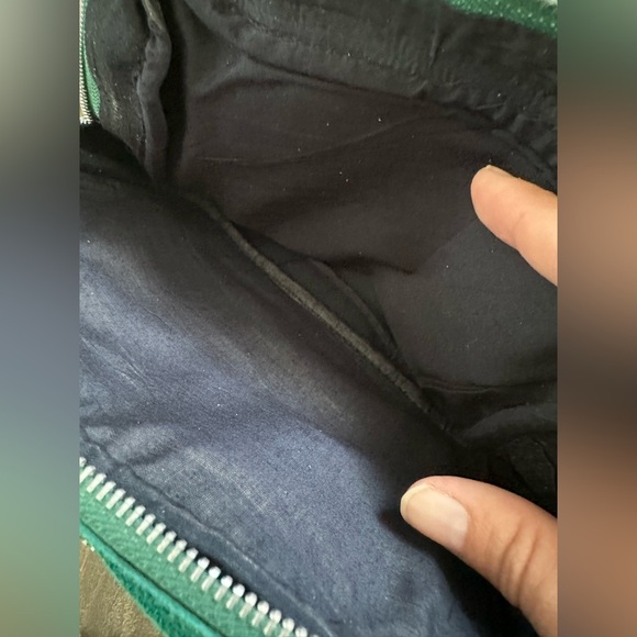 Raj Turquoise Suede Bum Bag - Picture 4 of 4